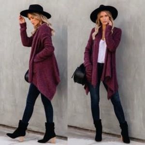VICI - Spread your Wings Pocketed Cardigan, Maroon, M/L (EUC)